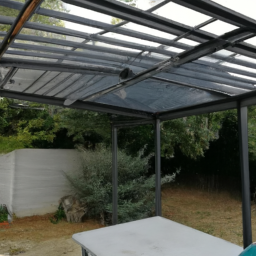 Aménagement de pergola avec fermeture loggia en PVC Etaples